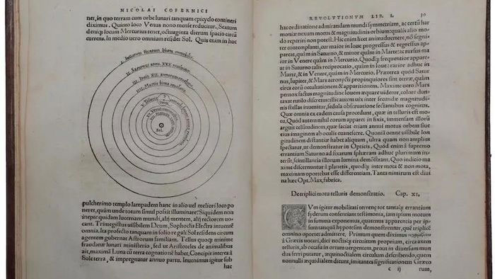 Cuốn sách thiên văn của Copernicus sắp được đấu giá