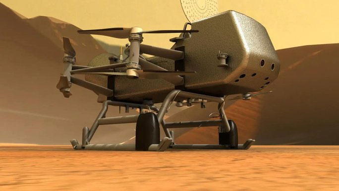 NASA và sứ mệnh Dragonfly khám phá mặt trăng Titan