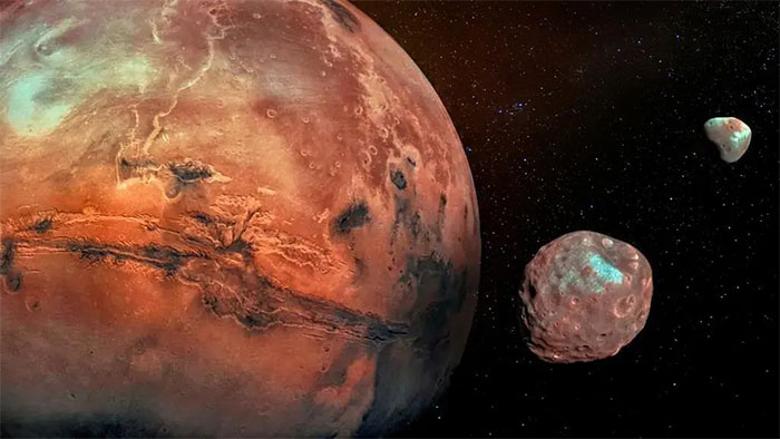 Khám phá Phobos qua ống kính của Mars Express